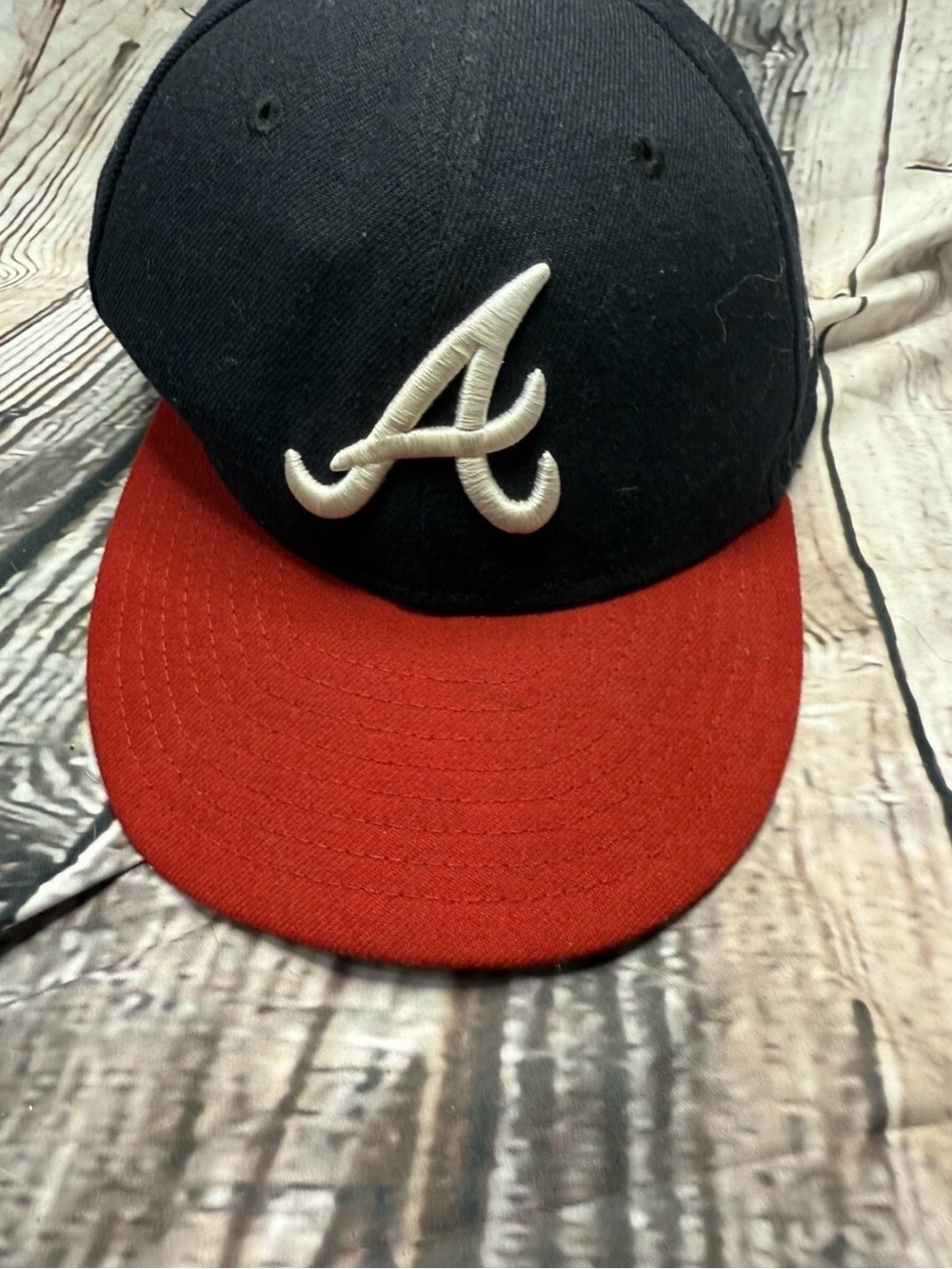 Atlanta Braves Hat Men's 6 5/8 New Era Authentic Collection On Field 2018 (READ)